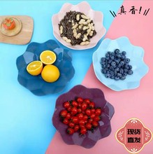 家用水果盘客厅茶几创意果盆塑料网红糖果盘现代干果盘零食盘果篮