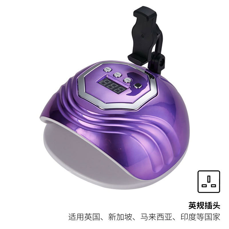 Lámpara de Uñas de Alta Potencia de 280W con Luz Roja, Lámpara UV Portátil para Curar Esmalte de Uñas en Gel, Venta al por Mayor Transfronteriza