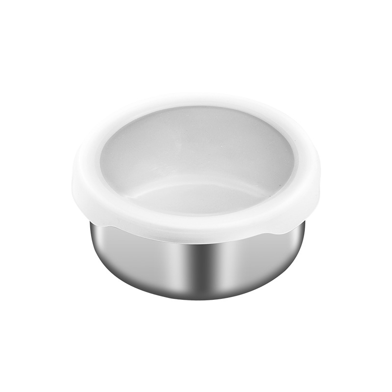 304 food grade stainless steel sauce box crisper box refrigerator freezer packaging box microwaveable meal preparation box 5