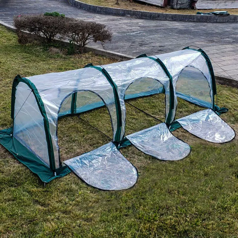 3 м теплица суккулентный треугольник Слива зеленая редька изоляционная крышка балкон двор Палатка против замерзания дождя
