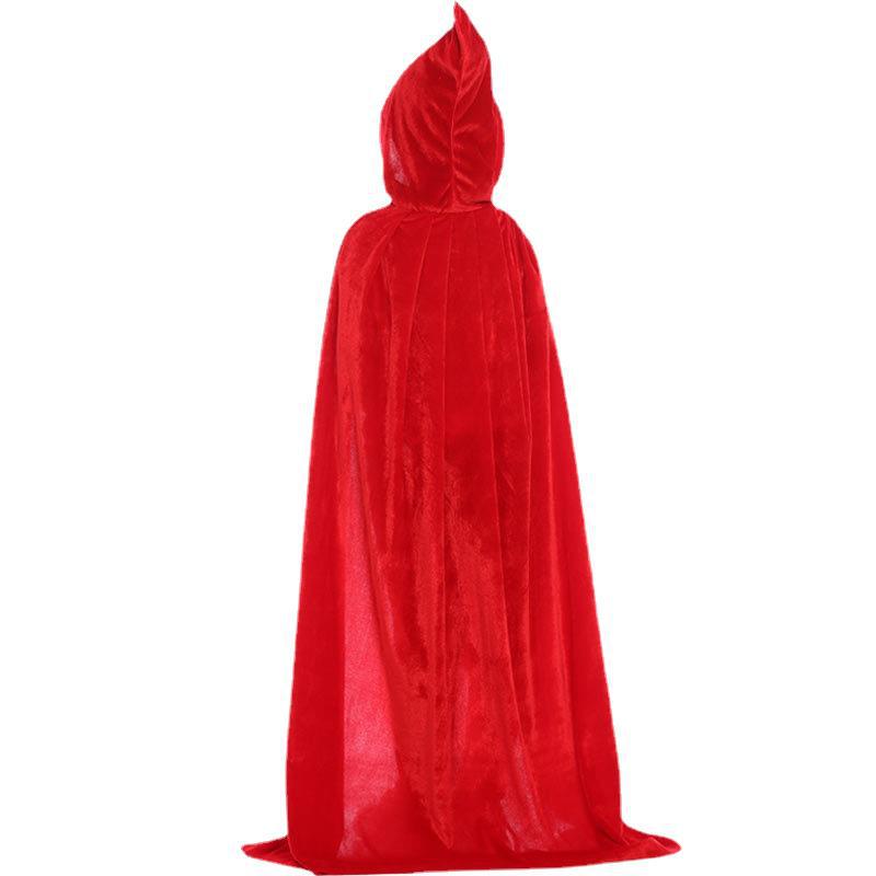 工場直売ハロウィーンマント魔女呪術師マント子供大人ミドルベロア|undefined