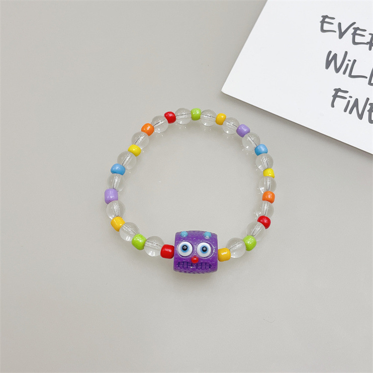 Cartoon Style Geometric Monster Beaded Womenu0027S Bracelets 1 Piece