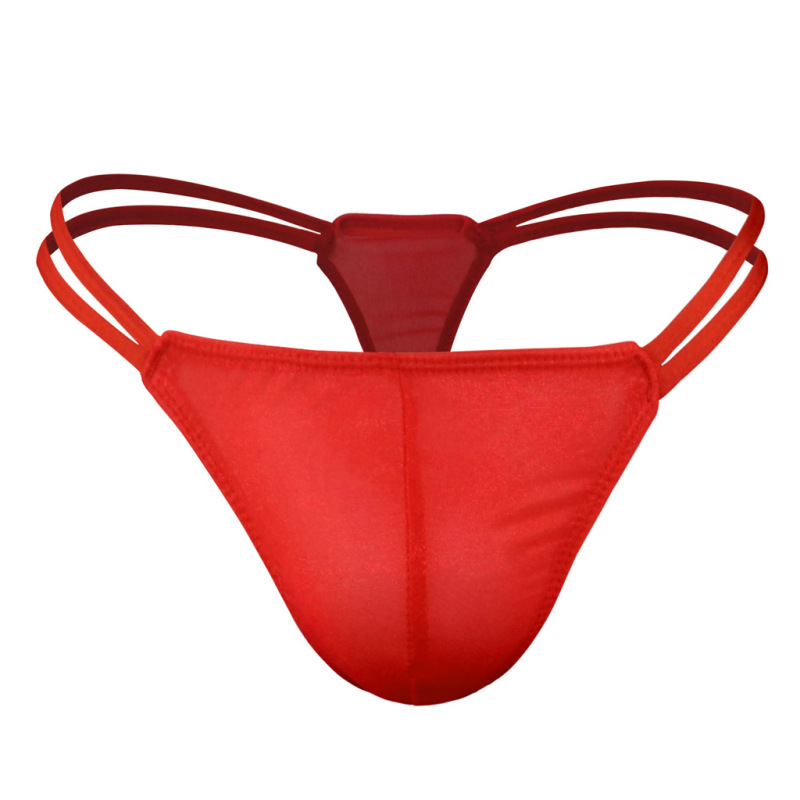 Tzy079T men's sexy underwear underwear wholesale glass yarn string thong T pants