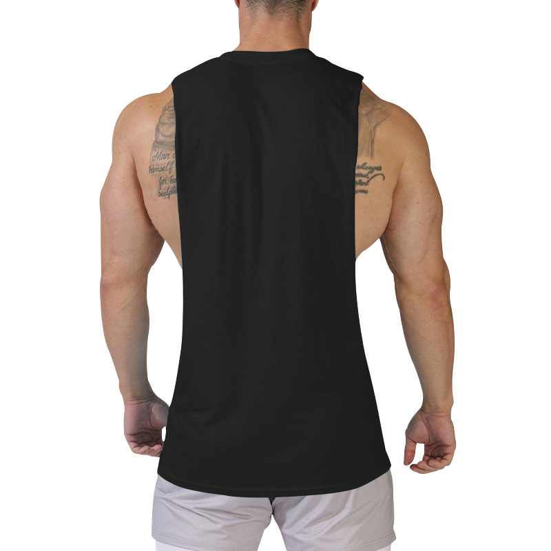 210g Weight Sleeveless Sleeve Length Cotton Blend, Polyester Fabric Type Regular Top Length Racerback Tank Tops Tops Type Casual Occasion Round Neck Neckline Loose Fit Type Solid Color Pattern Summer Season Men's Gender Simple Style Style Wholesale Men's Simple Style Solid Color Sleeveless Men's Tops 10