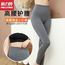 秋冬季居家时尚保暖休闲内穿加绒秋裤棉大码高腰衬裤加绒加厚