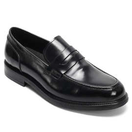 何金昌内增高男鞋精品马臀皮定制商务休闲鞋舒适百搭乐福鞋隐形增