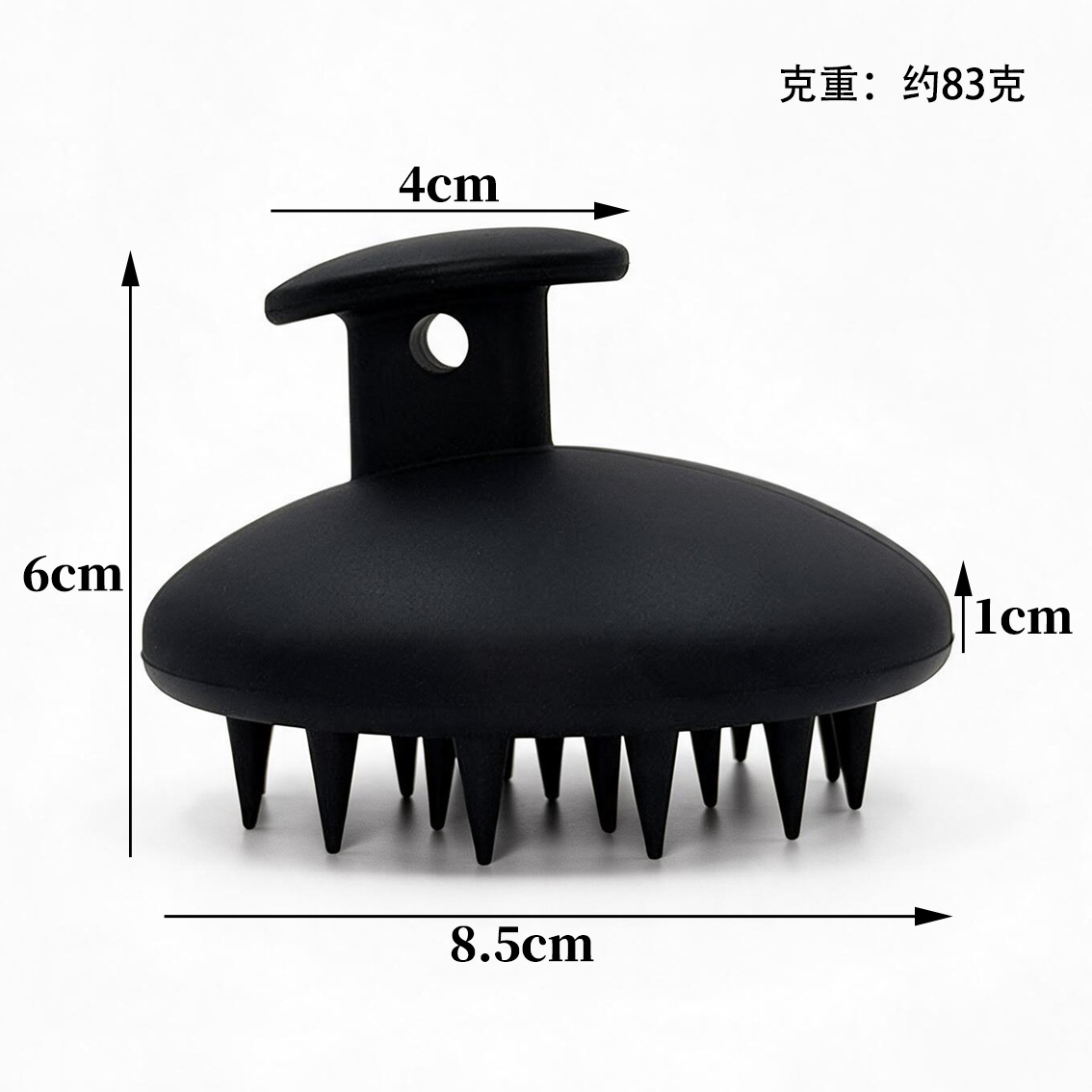 Silicone Scalp Massage Brush Head Cleaner Shampoo Comb Soft Baby Silicone Shampoo Brush Portable Hair Washing Tool