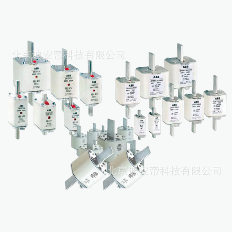 ABB aR型 OFA快速熔断器 OFAFC000AR50 电流50A  690V