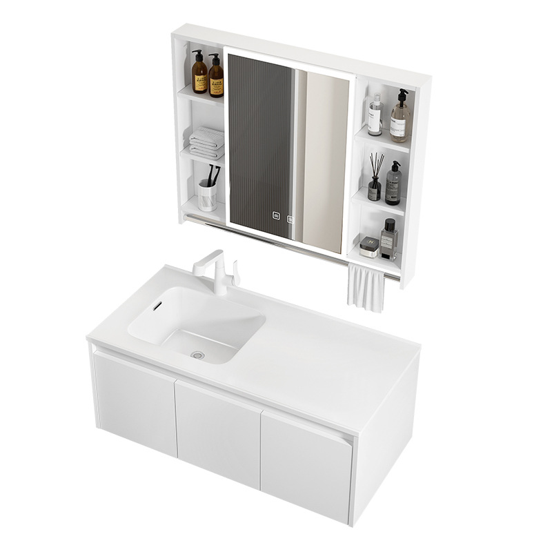 armario de baño de panal de aluminio a prueba de humedad lavabo izquierdo y izquierdo cubierta de lavabo en una parte para aumentar la profundidad de la bañera a prueba de salpicaduras lavabo image 5