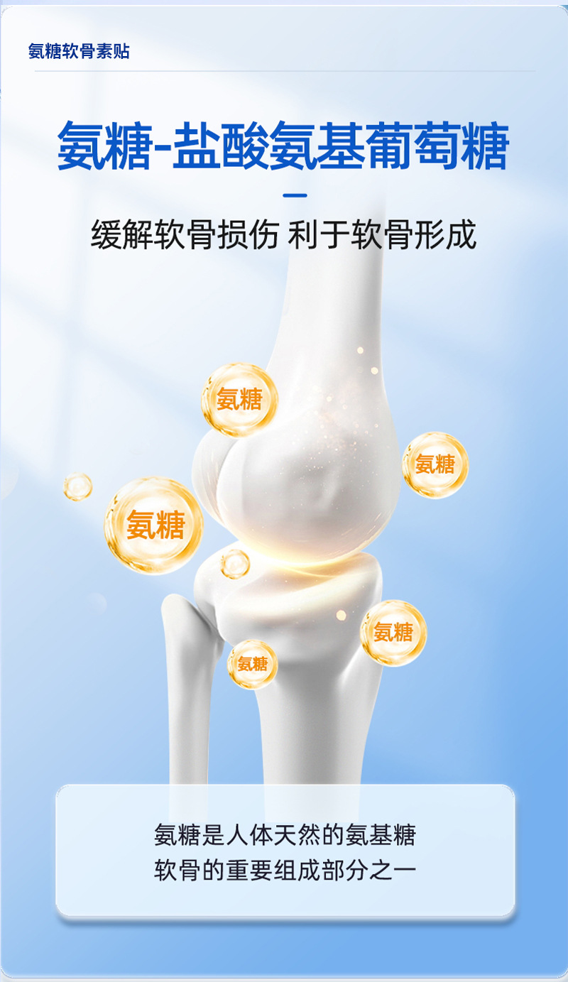Glucosamine Chondroitin Elastic Moxa Patch for Neck Shoulder Waist Knee Joint Support 12 Patches Per Box specifications