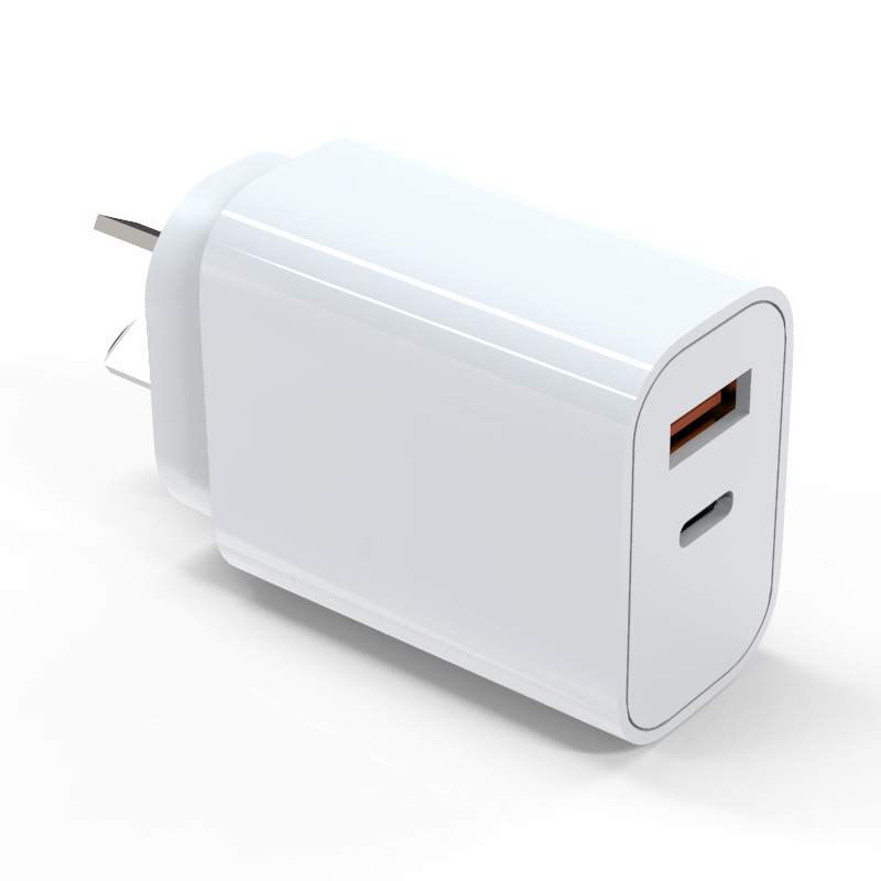 20w doble puerto de carga de gauge australiano PD carga rápida qc3.0 para Apple Huawei cabeza de carga de certificación SAA