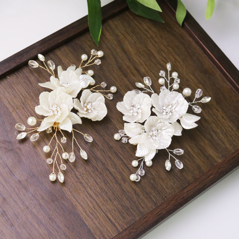 Korean hair accessory for bride