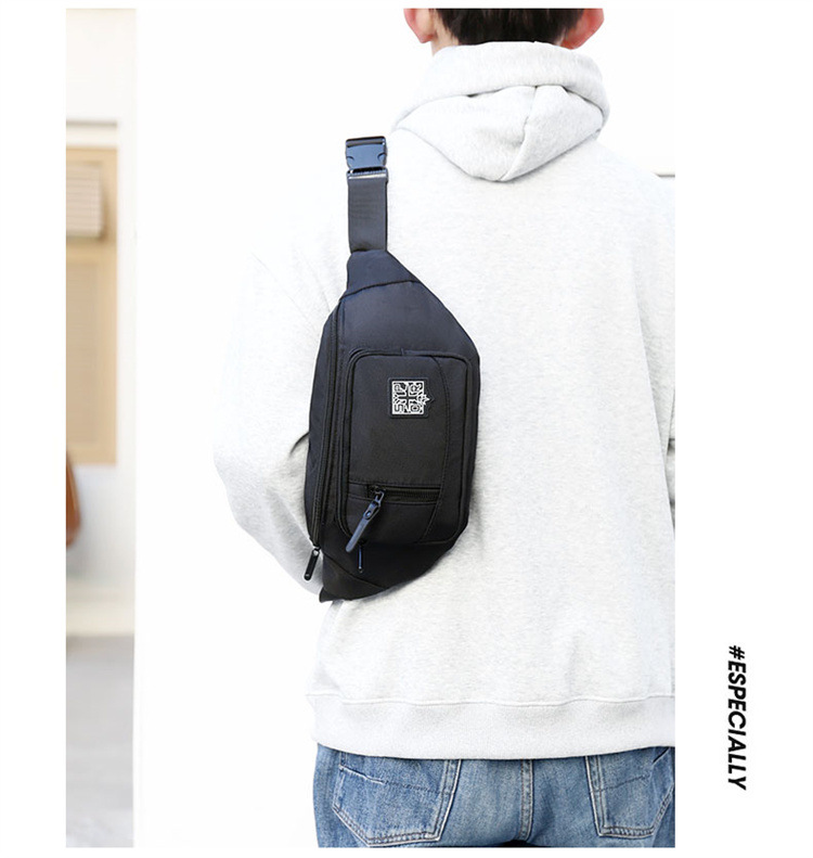 Korean-style chest bags, men's crossbody bags, sport single-shoulder bags, waterproof men's small backpacks, casual men's bags, summer waist bags trend undefined