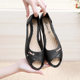 Big Sale Sale New Sandals for Women Soft Leather Large Size Summer Middle-Aged and Elderly Flats Mom Soft Sole Comfortable and Non-Slip