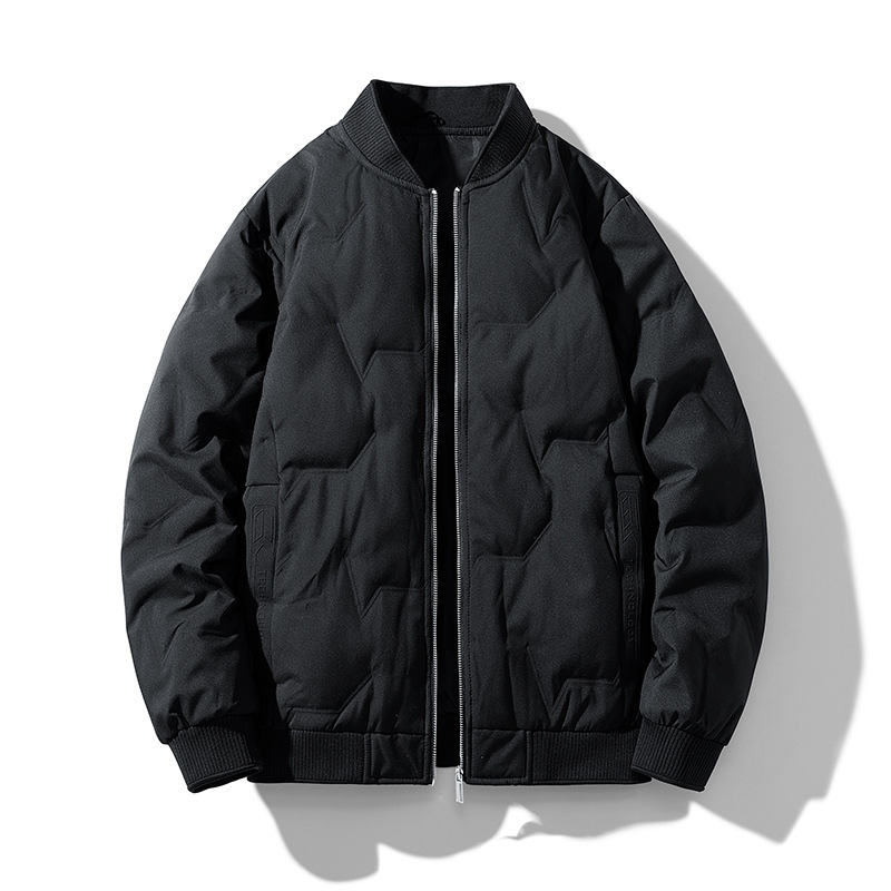 Cross-border plumón hombre invierno 2025 nueva chaqueta de béisbol cálida chaqueta de negocios casuales chaqueta hombre
