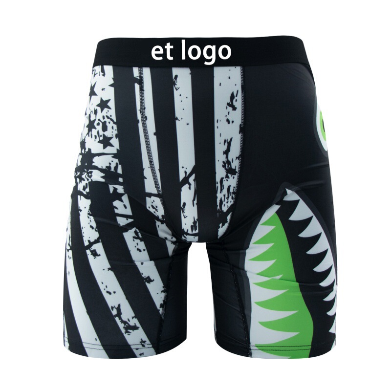 [European and American Hot Style] Ethika Same Style Men's Printed Enlarged Boxer Briefs Boxer Briefs Men's Boxer Sports