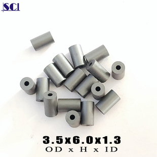 RH3.5x6.0x1.3 environmental protection in line with ROHS, REACH certification nickel zinc ferrite hollow EMI beads