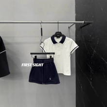 时尚休闲运动风套装裙女夏季2025新款韩系气质减龄显瘦polo两件套