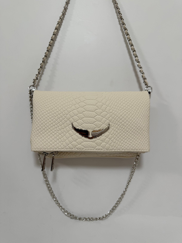 Small snake print white