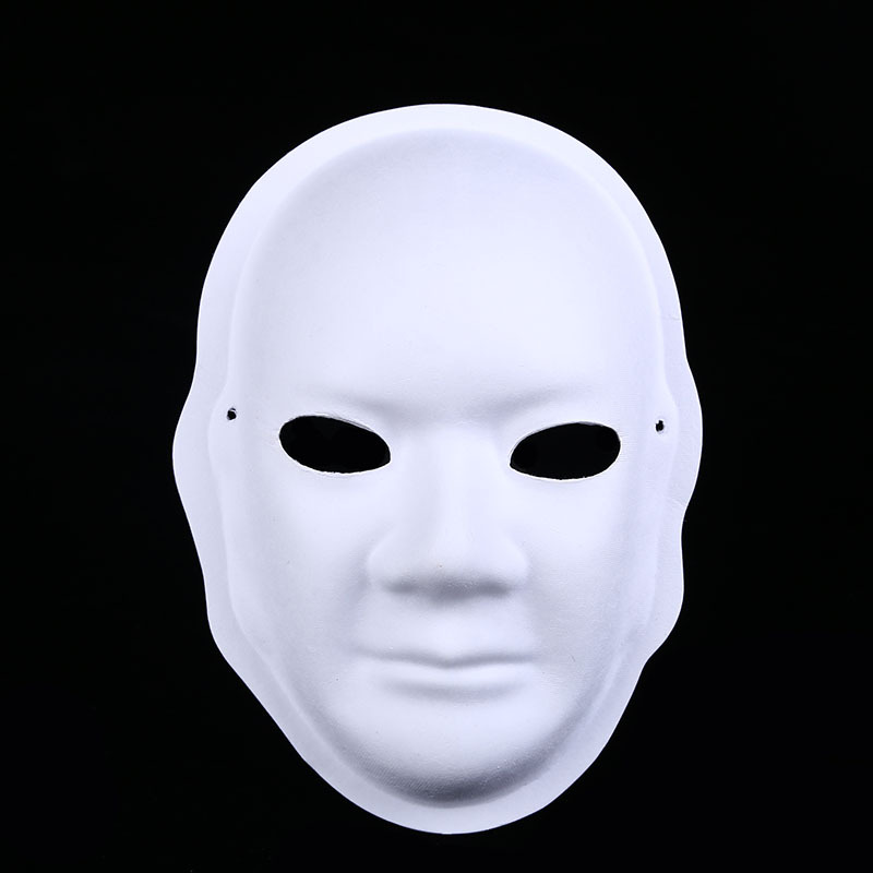 Máscara de zorro de papel maché – DIY, para pintura/teatro/Halloween