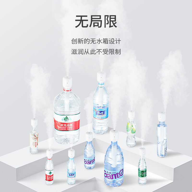 数素[新品] 無線創意長航続霧量出張旅行携帯車ロリポップ加湿器|undefined