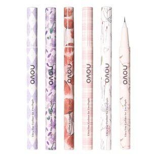 Макияж NOVO Double Puils Shear Water Fine Eyeliner Pen Женская водостойкая, защищенная от пота, не Цветущая Нижняя ресница, шелкопряд, подводка для глаз