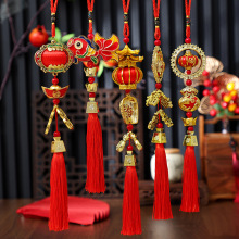 2026马年新款新年小挂件盆景场景布置装饰挂串春节用品灯笼挂饰