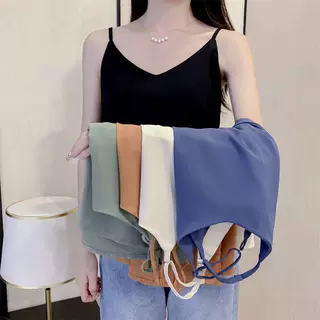 大码胖吊带背心女设计感小众外穿夏2022年新款韩版内搭黑色上衣