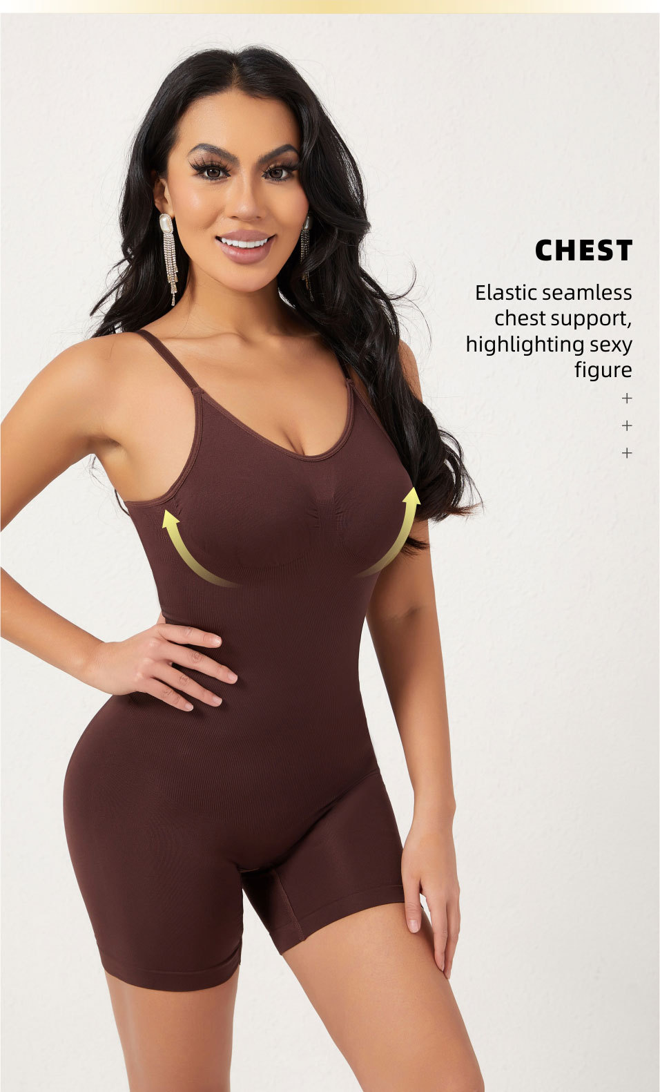 Nahtloser, rückenfreier Shapewear-Body – Bauchkontrolle & Po-Lifting Ganzkörperformer für Damen – Sexy Figurformende Unterwäsche (Schwarz/Nude/Kaffee)_voghion.com