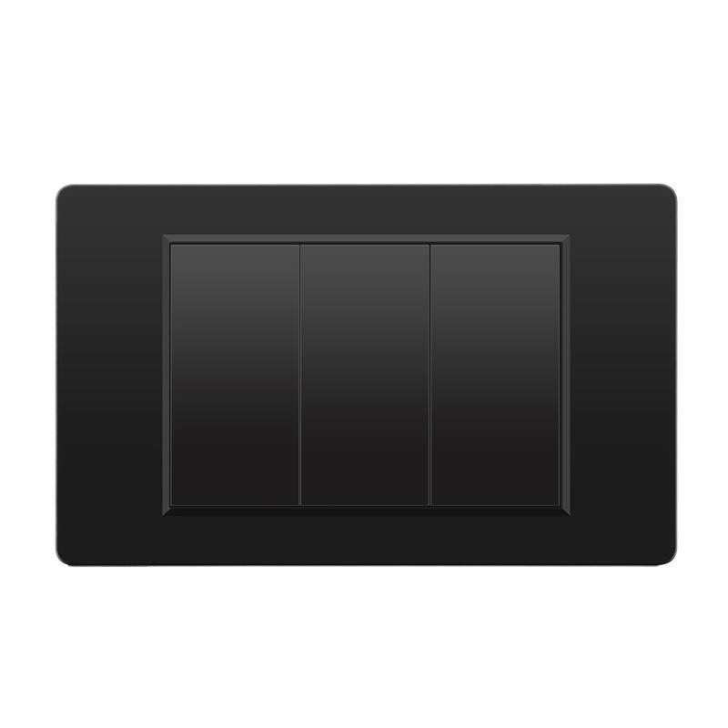 外国貿易スイッチソケット黒 PC パネル壁東南アジアタイ 6 穴台湾ソケット 20Wtype-c|undefined
