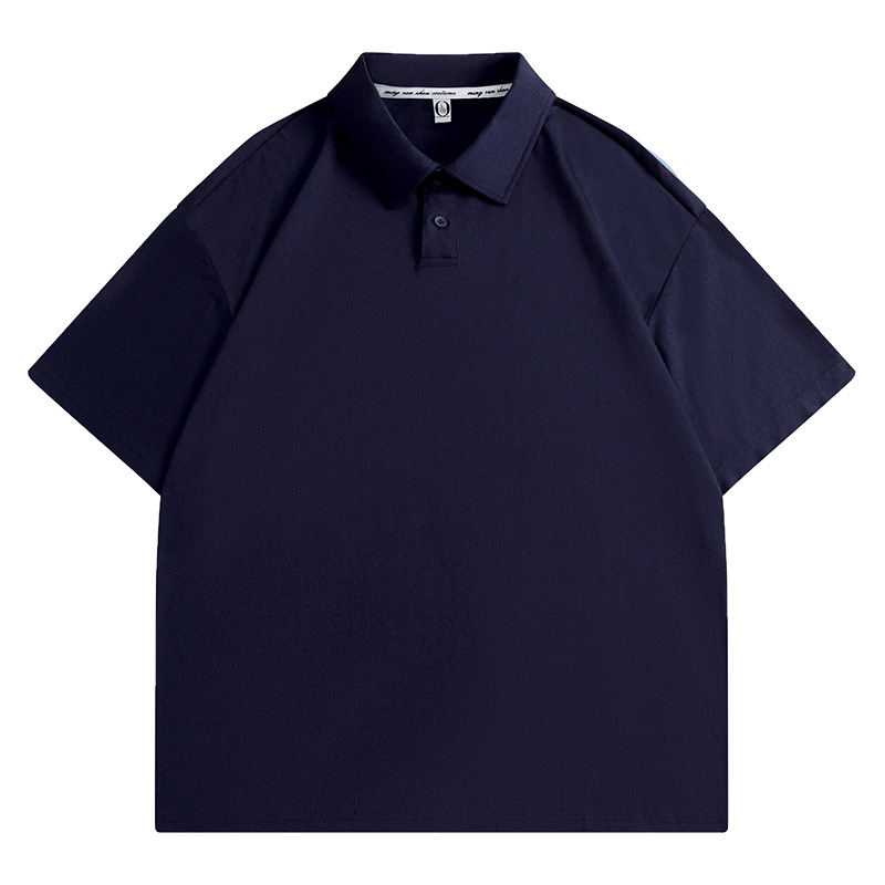 7A antibacteriano cuatro cierre Solona marca de moda con solapa de manga corta polo ropa de trabajo camisa cultural ropa personalizada