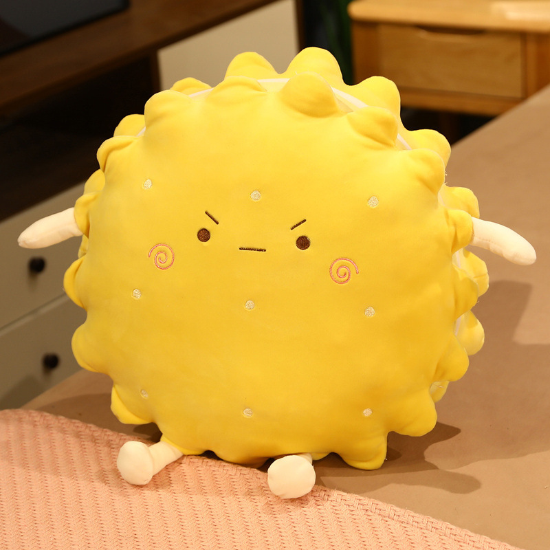 ぬいぐるみクッキー抱き枕毛布かわいいクッキー枕オフィス昼休みに寝ているエアコン布団両用人形|undefined