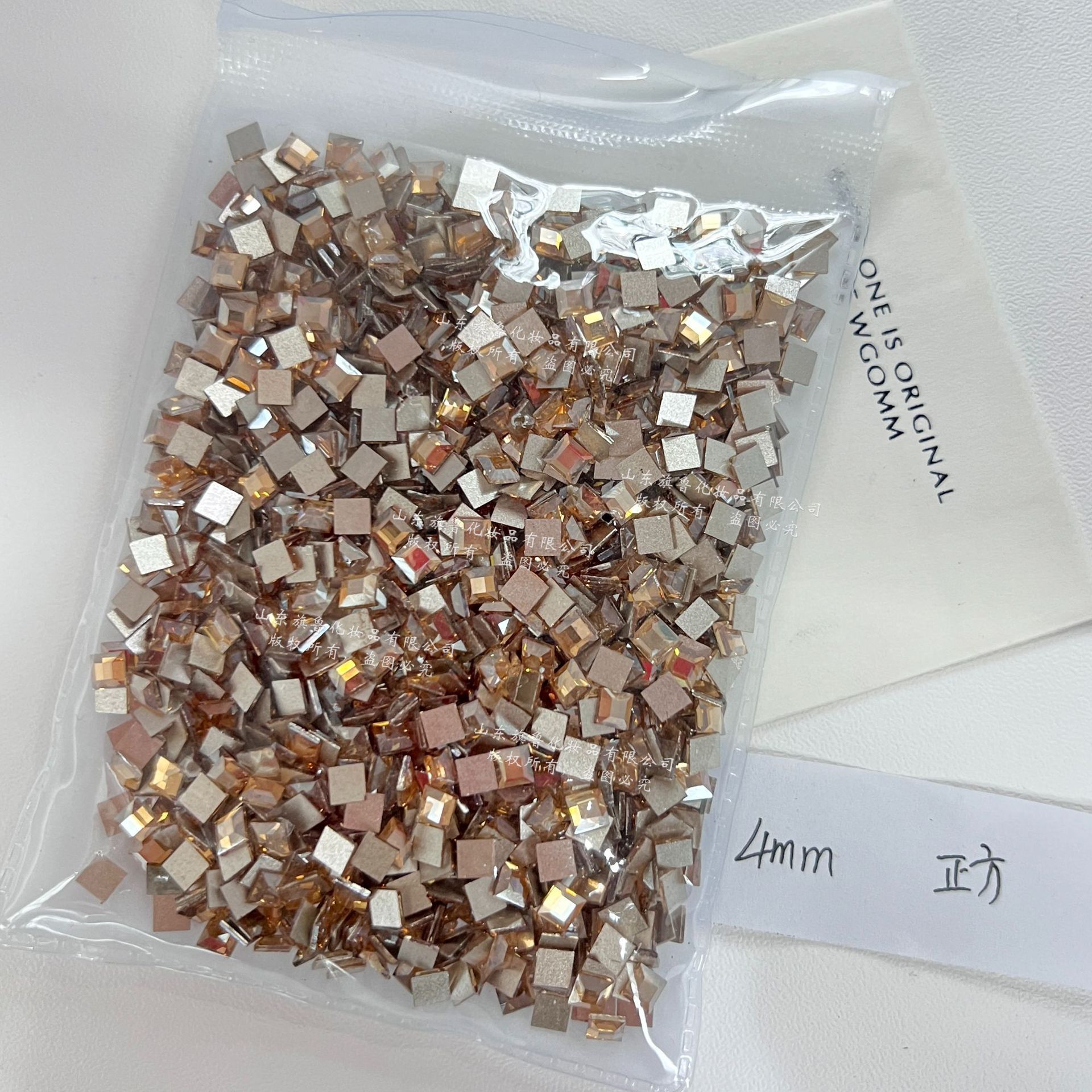 샴페인 [사각형] 4*4mm