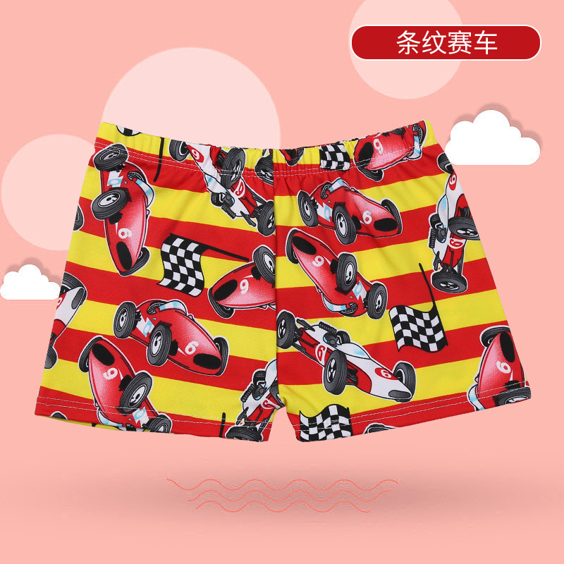 Bañadores de natación para niños moda dibujos animados impresos troncos de natación para niños playa para niños de secado rápido transpirable Boxer pantalones cortos de natación al por mayor