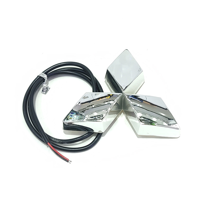 Aplicable a Mitsubishi luminoso coche logo Goran Lanse lingshuai Junge Jinxuan Outlander luz trasera LED luminosa coche logo Luz image 6