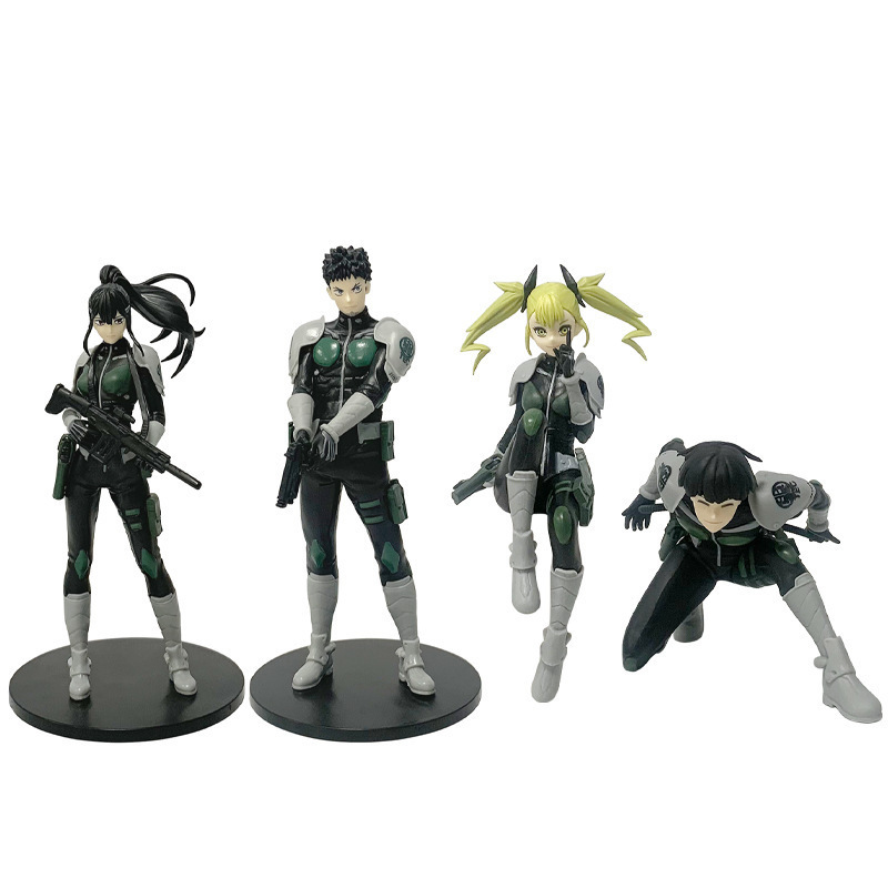 Monster No. 8 Hibino Kafuya, Shiramine, Shinomiya Kikoru, Hikoko Soshiro Collectible Figurines Monster No. 8 Hibino Kafuya, Shiramine, Shinomiya Kikoru, Hikoko Soshiro Collectible Figurines