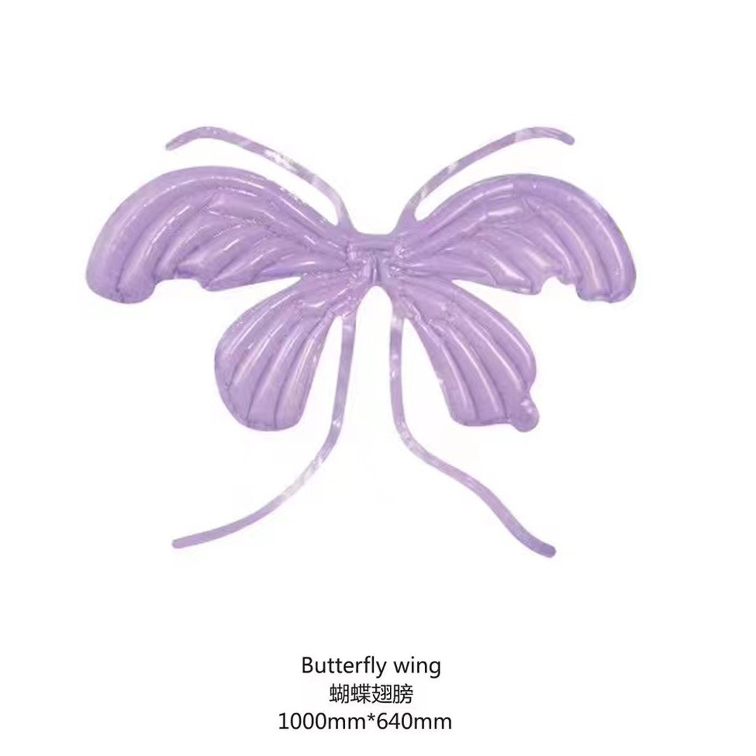 Ala luminosa macarón púrpura