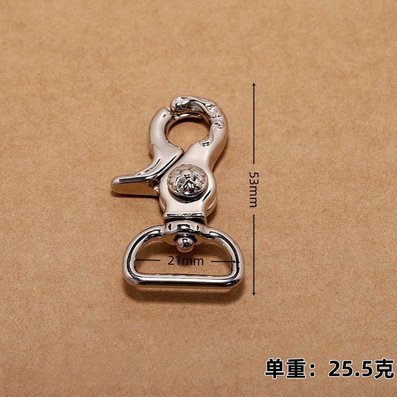唐草真鍮フックバックル純銅キーホルダーバッグハードウェアアクセサリーハイエンド手作り革製品工場直販|undefined