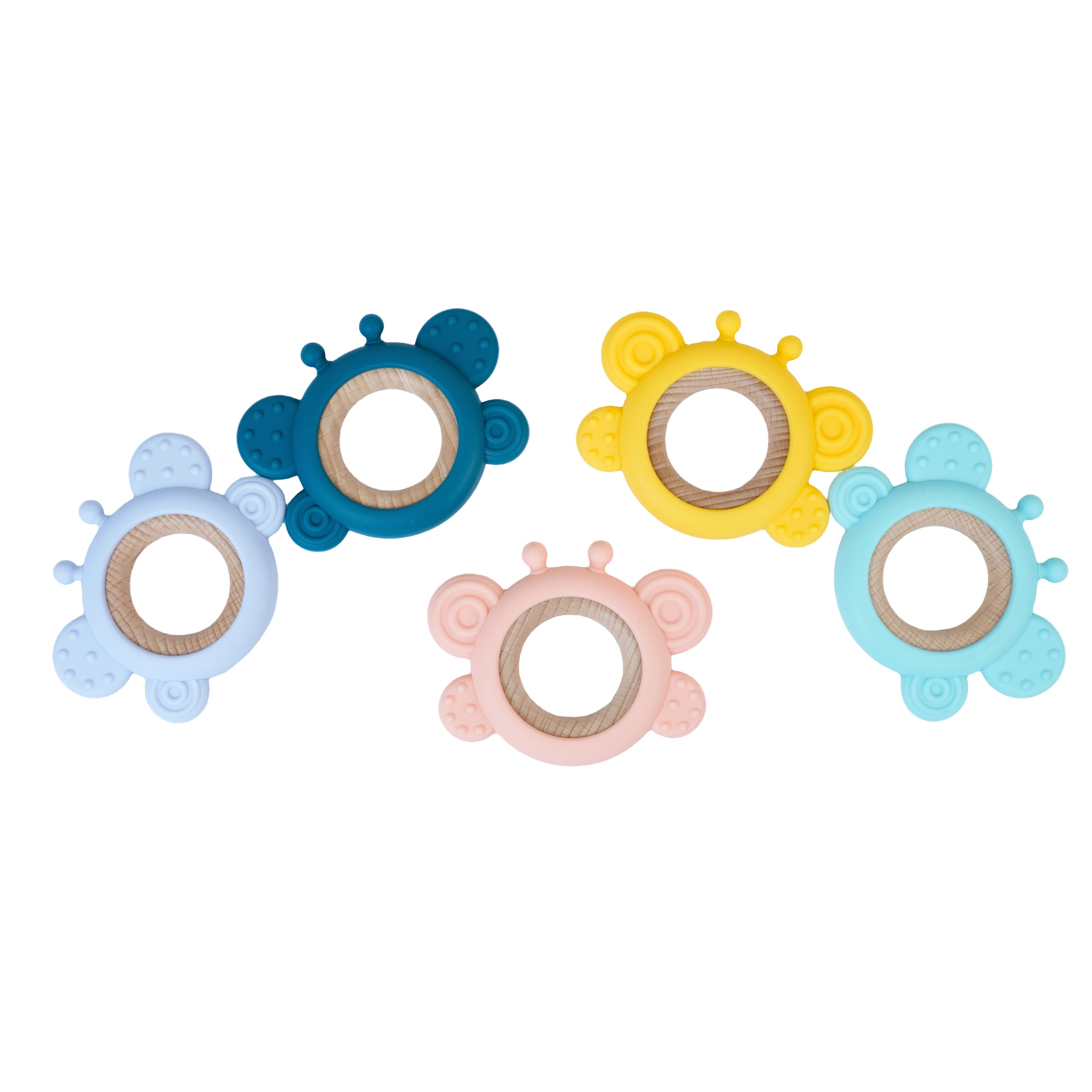 Modal para niños mariposa personalizado Productos para niños transfronterizos Molinillo de silicona líquida de grado alimenticio Soporte para el procesamiento de imágenes