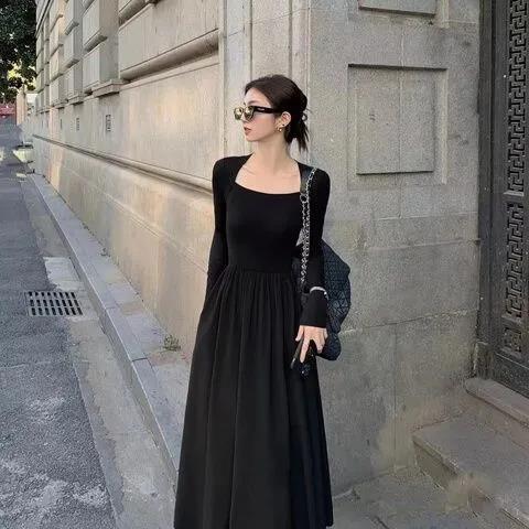 black dress