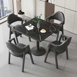 北欧轻奢阳台洽谈组合家用吃饭餐桌休闲桌椅简约奶茶接待休闲桌椅