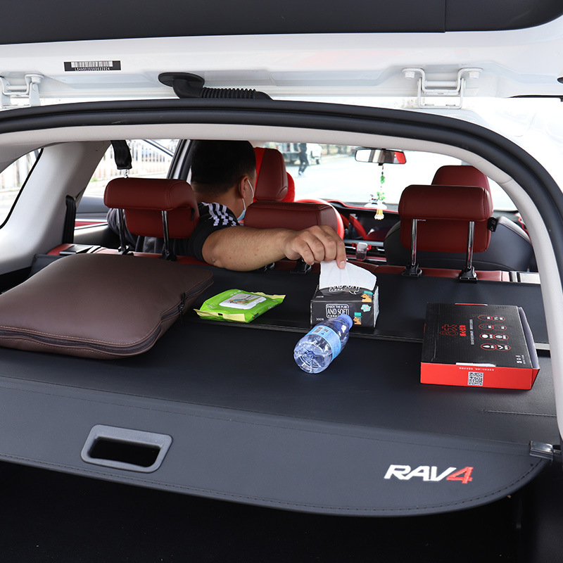 Adecuado para Toyota rongfang RAV4 cortina del tronco Highlander pradowilanda trasero tronco tablero de partición