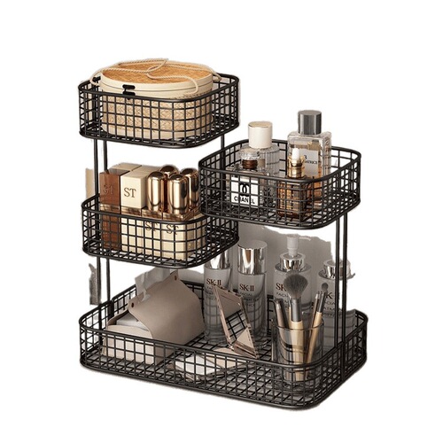 Cosmetics storage box, dressing table shelf, bathroom, washtable shelf, tabletop, lipstick and skin care product storage rack