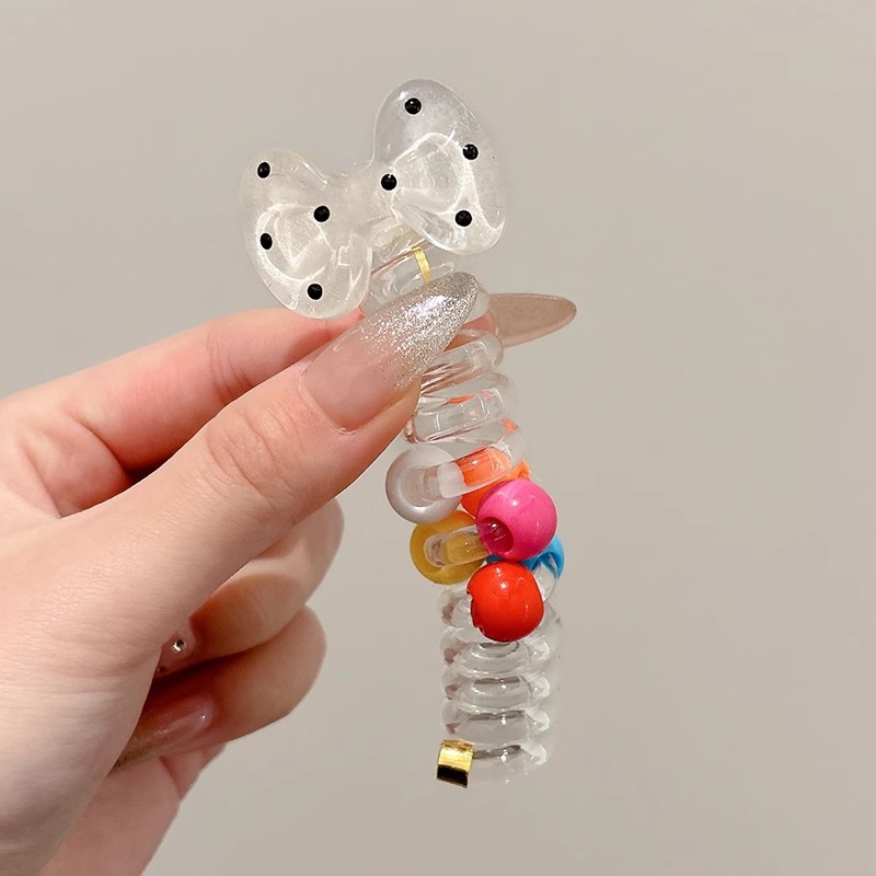 Niñas trenzando artefacto estrella burbuja trenza 2025 nuevo cable telefónico de alta elasticidad bucle de cabello correa de cola de caballo baja cuerda de cabeza