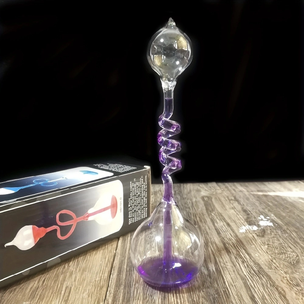Termómetro de vidrio de amor experimento de ciencias físicas creativo de Franklin termómetro de hierva de mano