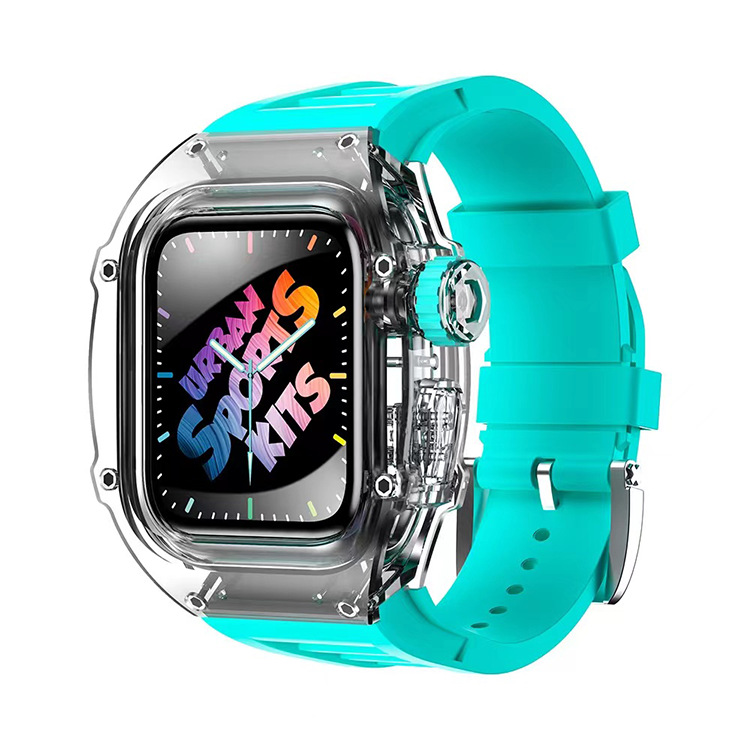 Modificado Richard AppleWatch vaina para Apple Watch S876 Correa iwatch funda protectora transparente
