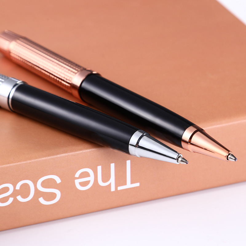 Fabricantes de suministro de alta calidad de metal bolígrafo publicidad de negocios PEN Conferencia regalo pluma de cobre varilla tallada pluma de aceite medio