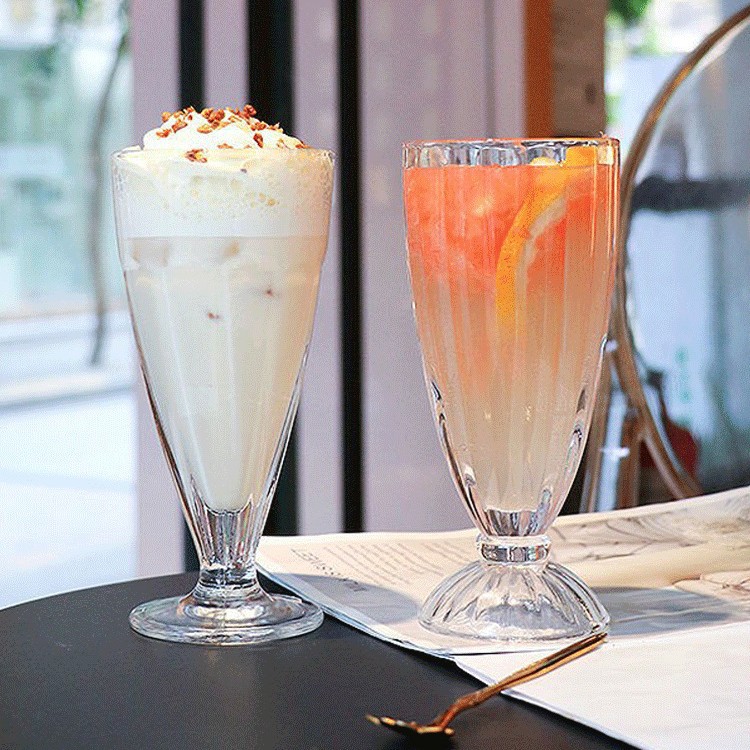 Red roja creativa patrón vertical vidrio ins estilo jugo taza batido de leche taza de café hogar transparente taza de agua taza de té