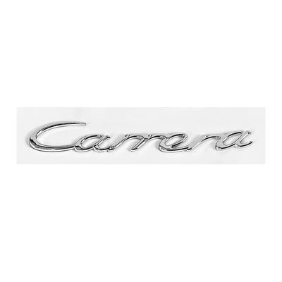 English logo – Car logo - bright-silver-carrera