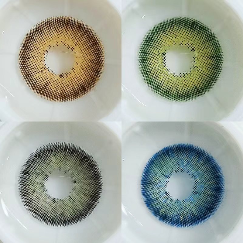 【Foreign Trade Cross-Border Wholesale】New Style Mixed-Race Contact Lens Case, European and American Contact Lens Case, Contact Lens Display Box